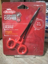 Berkley Fishin' Gear 6" Hemostat Pliers Stainless Steel Self Locking Needle Nose