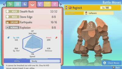  Shiny Regirock 6IV  Pokemon Brilliant Diamond Shining Pearl Max EV Legendary 