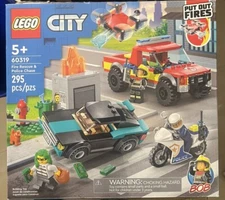 LEGO City Fire Rescue & Police Chase 60319 Building Set NEW Sealed (See Details)
