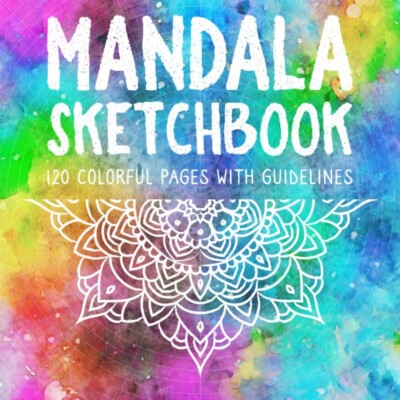 Mandalas Sketchbook Draw Your Own Mandala Coloring Book for Adults Relaxation