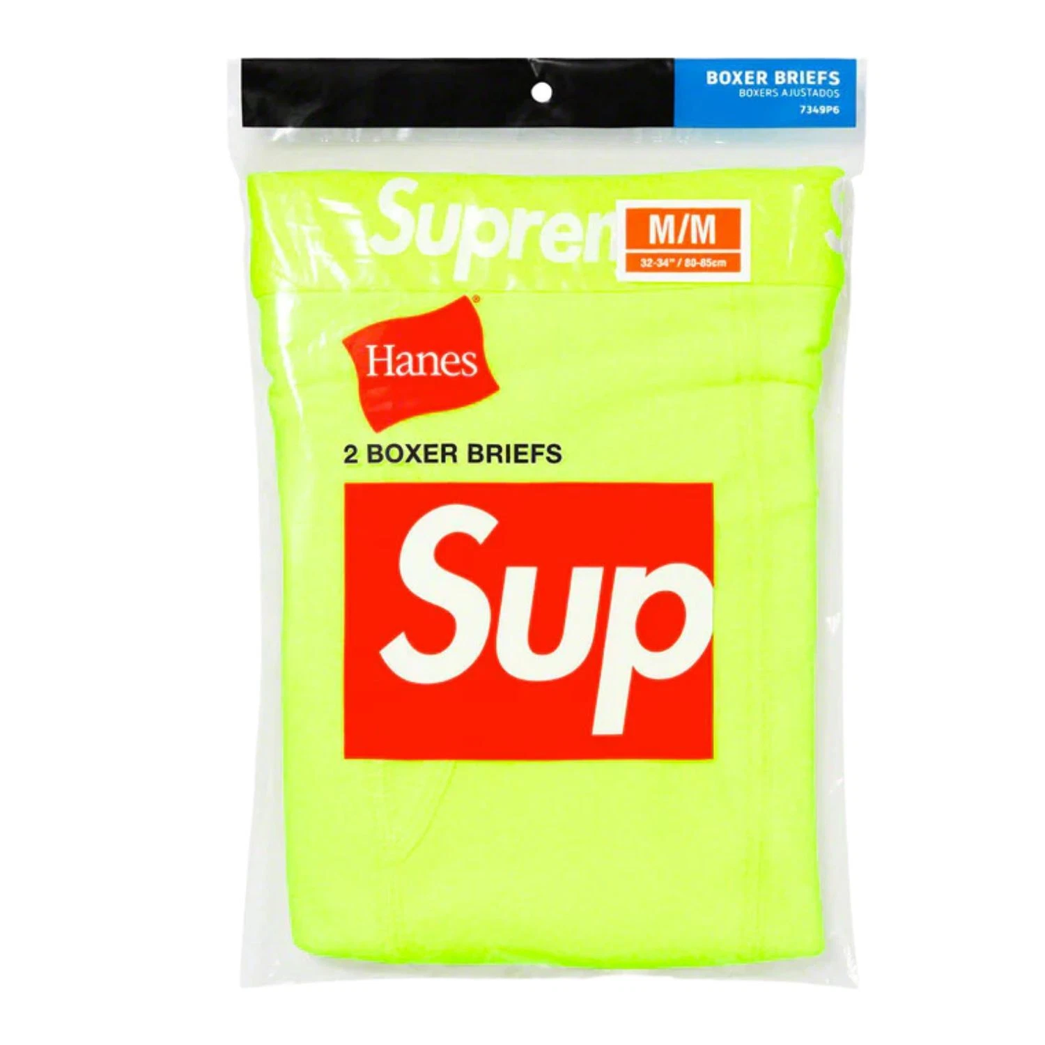 Boxer slip Supreme Hanes (lot de 2) style homme : Ss23a13