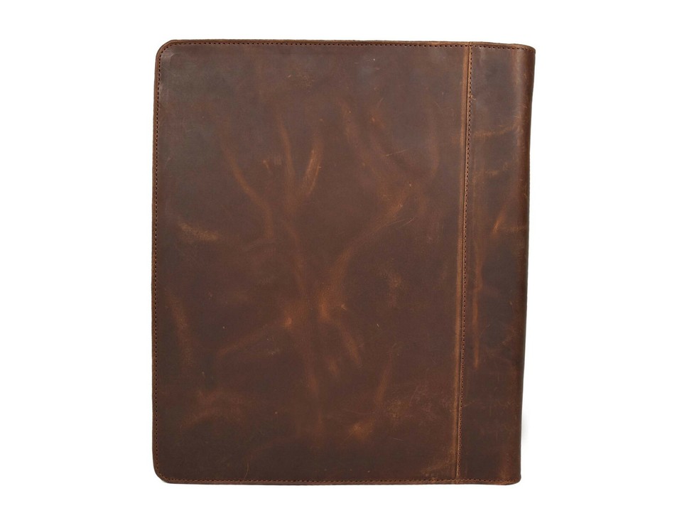 Buffalo Leather Portfolio Padfolio Business Organizer A4 Folder File