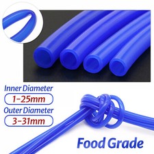 Food Grade Blue Silicone Vacuum Tube Beer Hose Pipe Soft Rubber ID 1mm-25mm