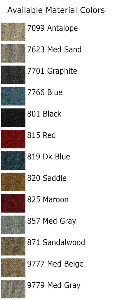 FITS 1992-1999 GMC C1500 Suburban Floor Mat 4pc Cutpile Foto 3 de 3