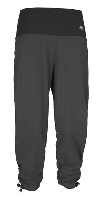 E9 Ilona - 3/4-lange Kletterhose für Damen mit breitem Bund   blackboard