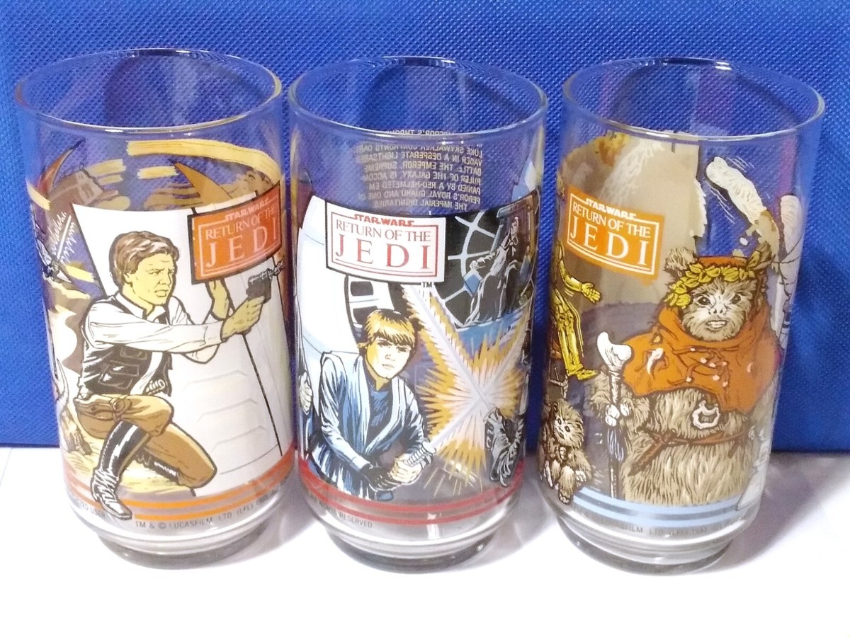 83' スターウォーズReturn of the Jedi Glasses×3 83' スターウォーズReturn of the Jedi Glasses×3|mercari