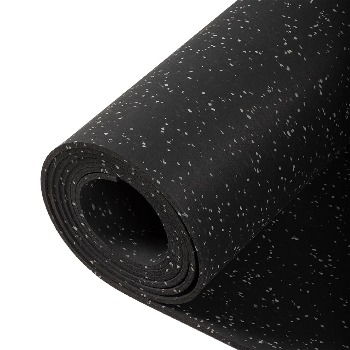 Titan Fitness 15ftx4ftx8mm Gray Crumb Rubber Gym Flooring Roll