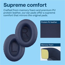 HAIZEEN Cuscinetti Auricolari Compatibili Con Koss Pro-4AA Pro4AA Pro 4AA Cuffie Sostituzione Dei Cuscinetti (Pelle Sintetica/Schiuma Di Memoria - Foto 2