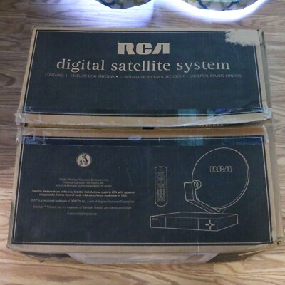RCA DSS Digital Satellite TV System Dish Antenna Receiver Box DRD503RB DS523ORB