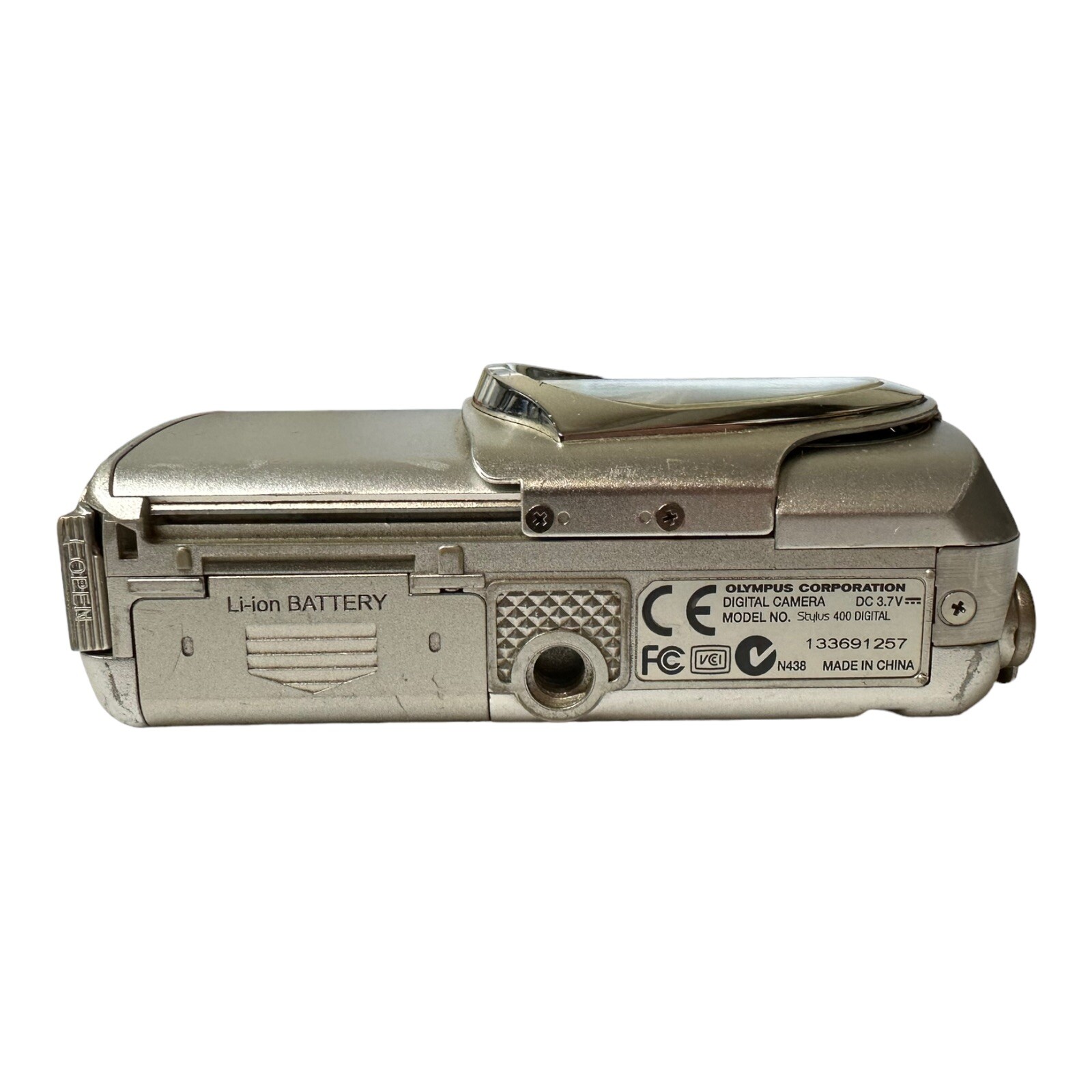 Olympus Stylus 400 Digital 4.1MP Digital Camera Silver (No Battery) eBay