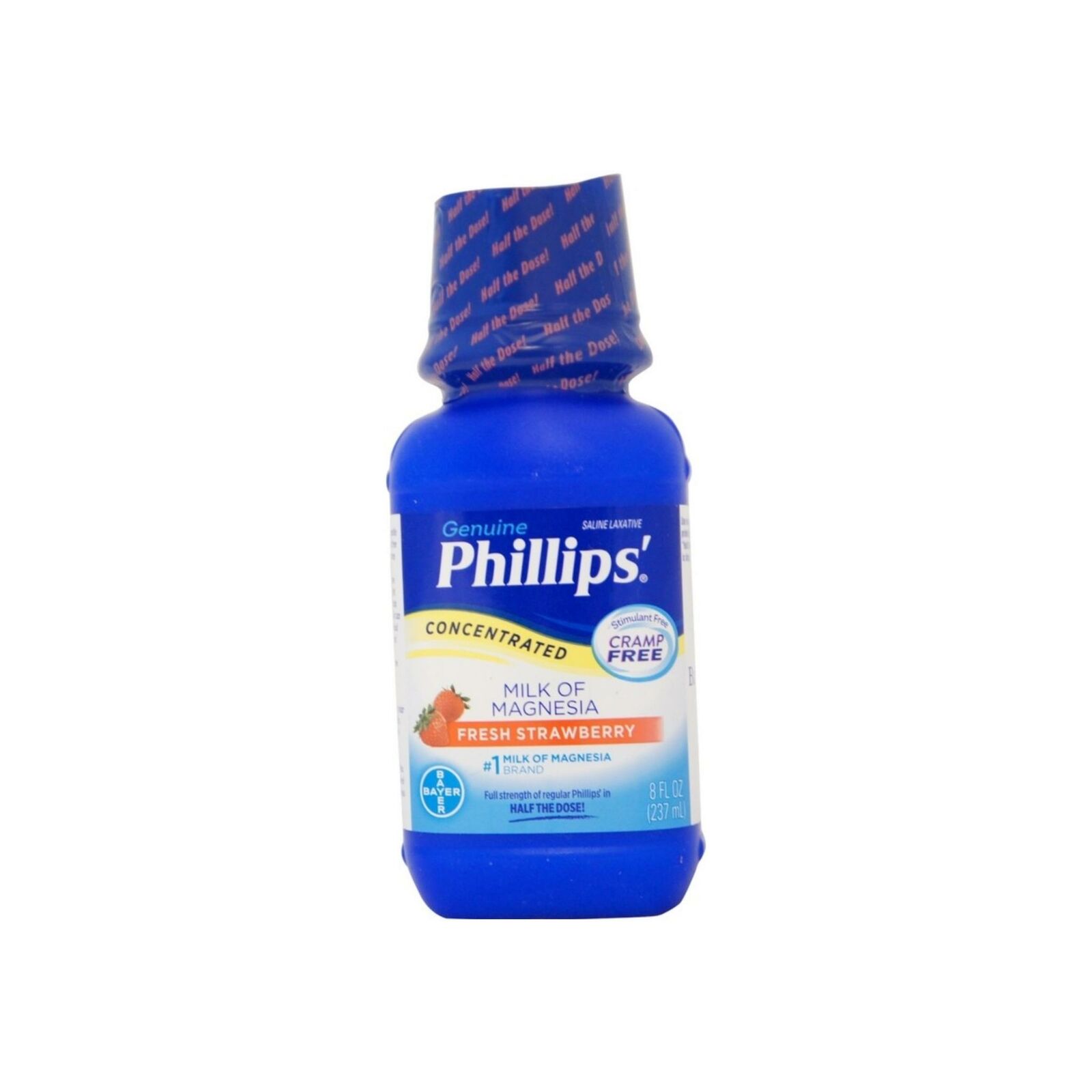 Phillips' Concentrated Milk of Magnesia Laxatives, Fresh Strawberry, 8 Ounces