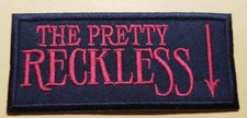 The Pretty Reckless Rock Band Embroidered red Patch approx 1.75x4"