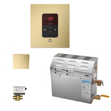 Mr Steam MS90EC1 5kW w/ iTempo AutoFlush Round Package Satin Brass