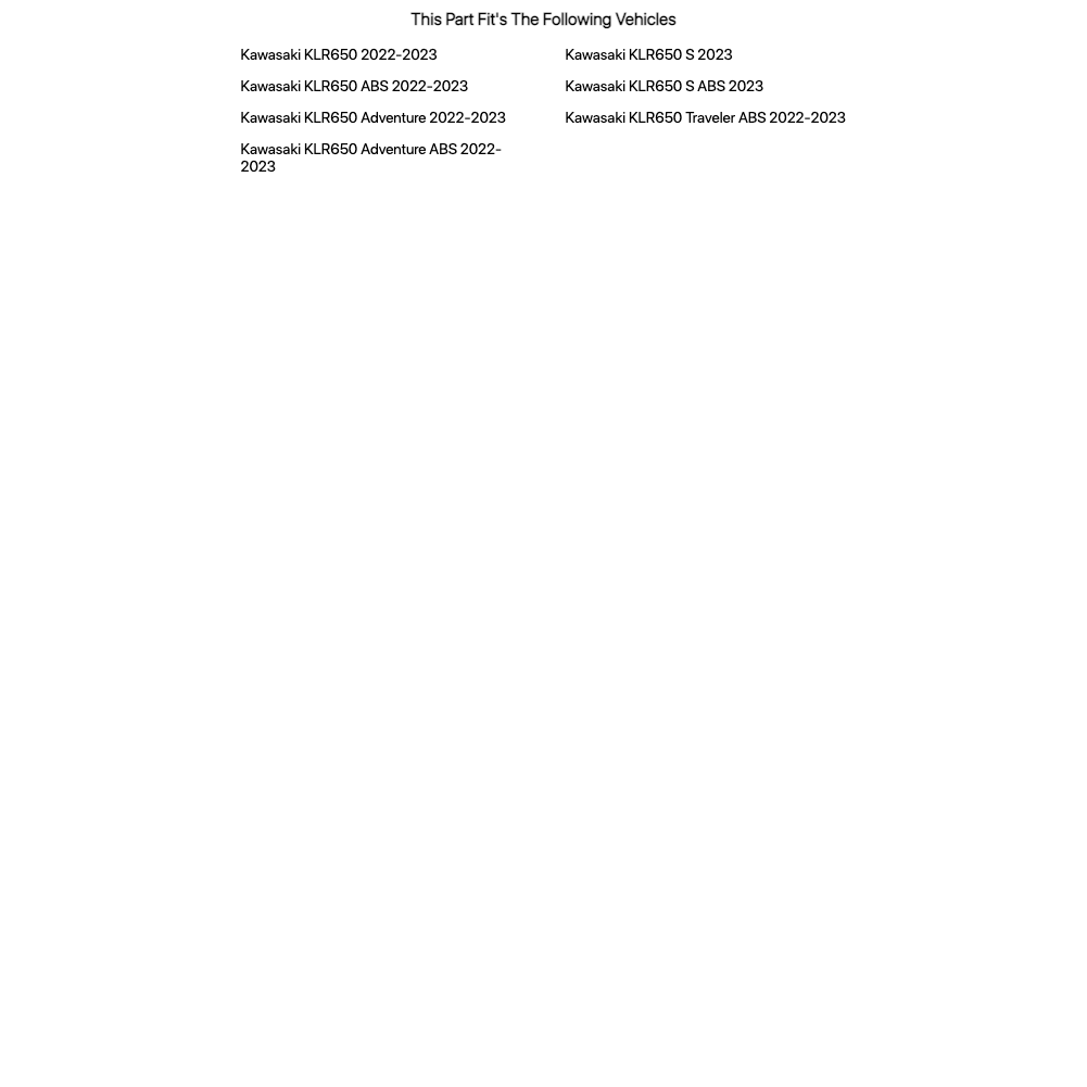 Tusk Crash Bars Engine Guards Black For KAWASAKI KLR650 20222023 eBay