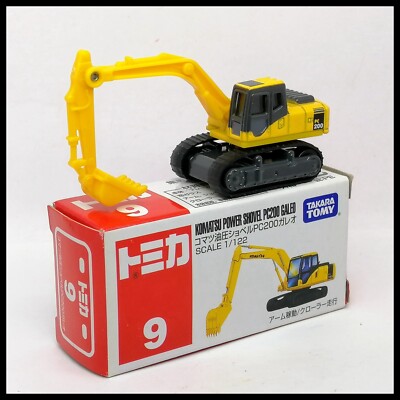 KOMATSU avance PC200 POWER SHOVEL 2台セット TOMICA 9 KOMATSU POWER SHOVEL PC200 GALEO 1/122 TOMY DIECAST CAR