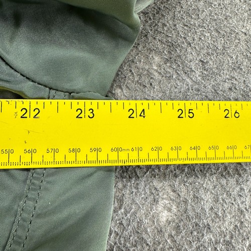 VINTAGE USAF Jacke Medium grün orange Bomber Flight MA 1 Alpha Industries 70er - Bild 12 von 24