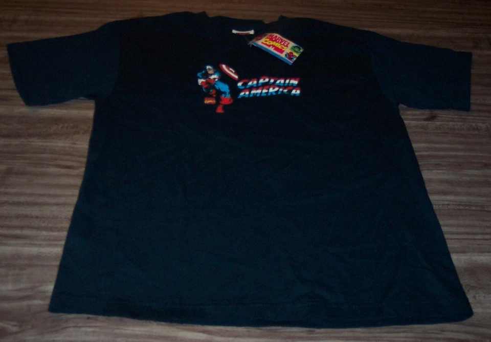 Camiseta CLÁSICA CAPITÁN AMÉRICA Marvel Comics JUVENTUD XL NUEVA Los Vengadores Foto 2 de 4