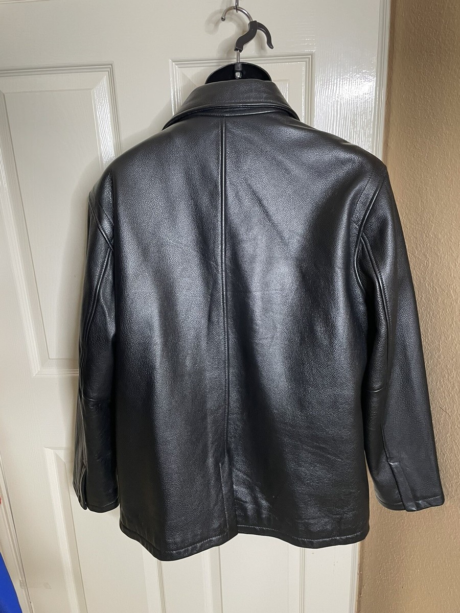 New Old Stock Vintage Guess Men's leather jacket. GUESS Medium | eBay