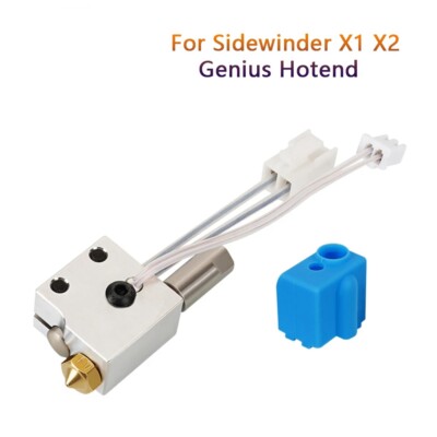 For Artillery Sidewinder X1/X2 Genius Nozzle Heat Block Silicone Sock Thermistor