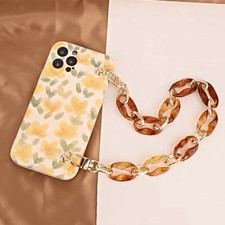 Resin Acrylic Chain Shoulder Bag Strap Mobile Phone Bag Case Chain