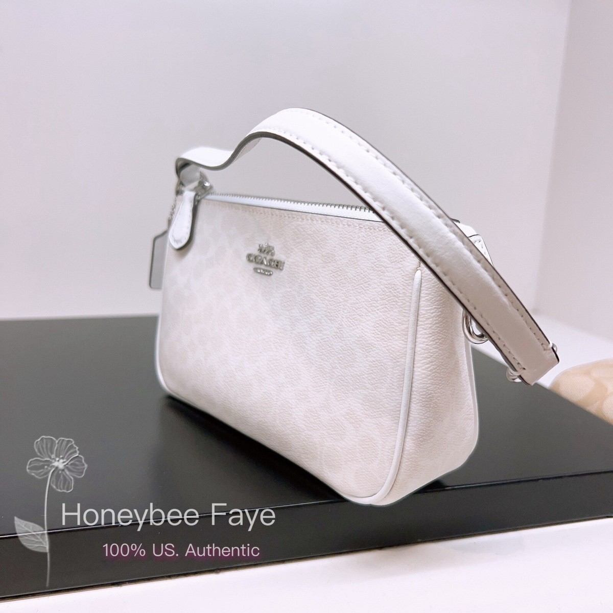 Nwt Coach Nolita 19 In Colorblock Micro Signature Canvas