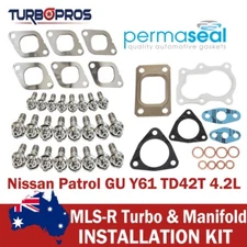 Permaseal MLS-R Turbo&Manifold Titanium Stud&Gasket Kit For NissanPatrol GU 4.2L