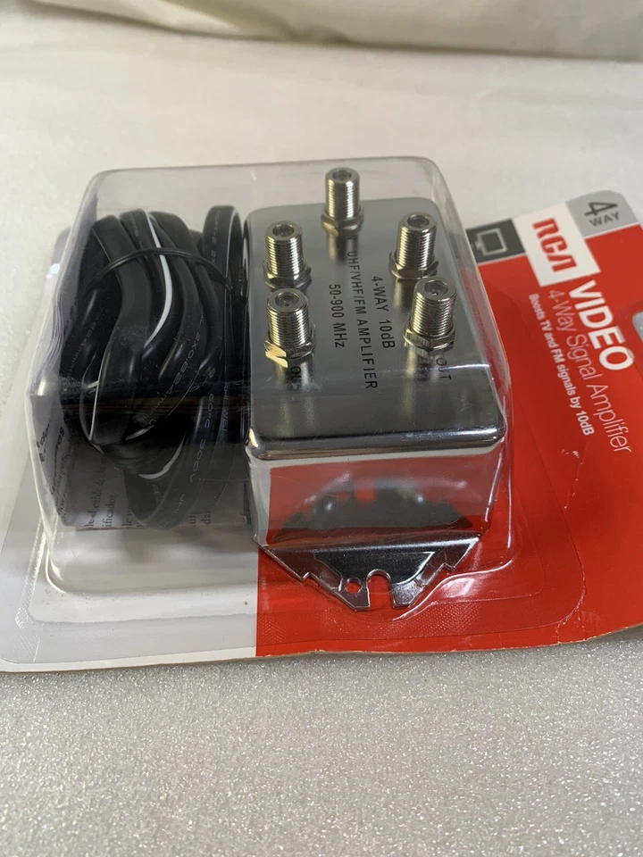 RCA ® VH140R 10 dB Video 4 Way Signal Amplifier - New Factory Sealed - Image 3 of 4