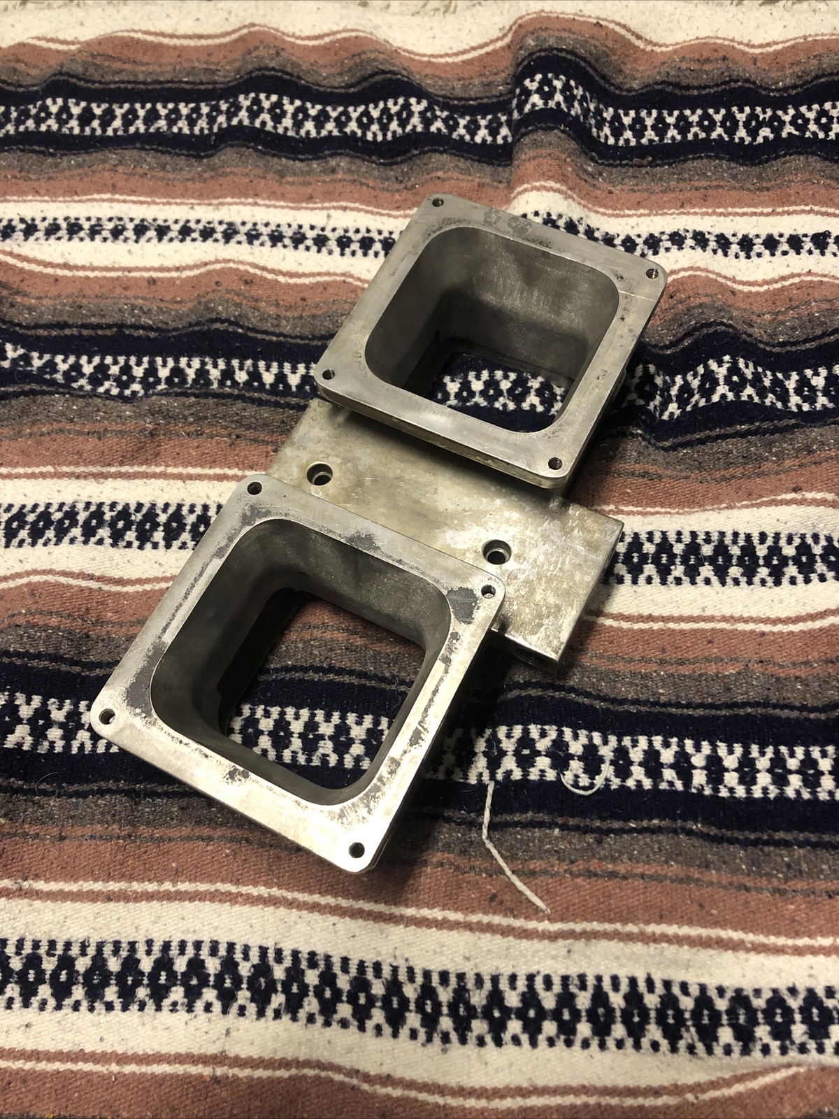 671 671 BLOWER DUAL CARB STACK ADAPTER FOR HOLLEY DOMINATOR eBay