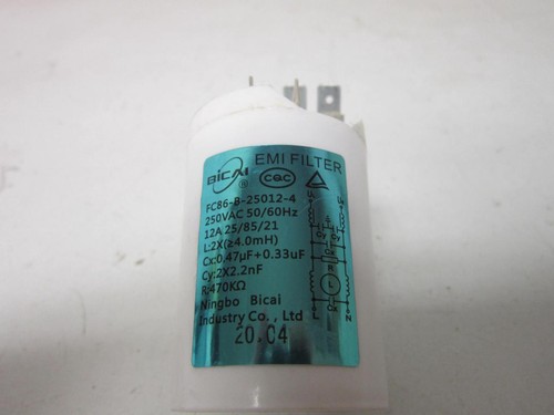 Midea 17438100001354 Bicai FC86-C-25012-4 EMI-Filter Kondensator Entstörfilter