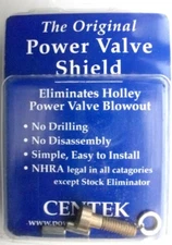 Power Valve Shield - Prevents Holley power valve blowout-NO DRILLING/DISASSEMBLY