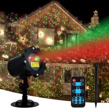 Christmas Laser R G LED Projector Light Moving Outdoor Landscape Stage Xmas Lamp