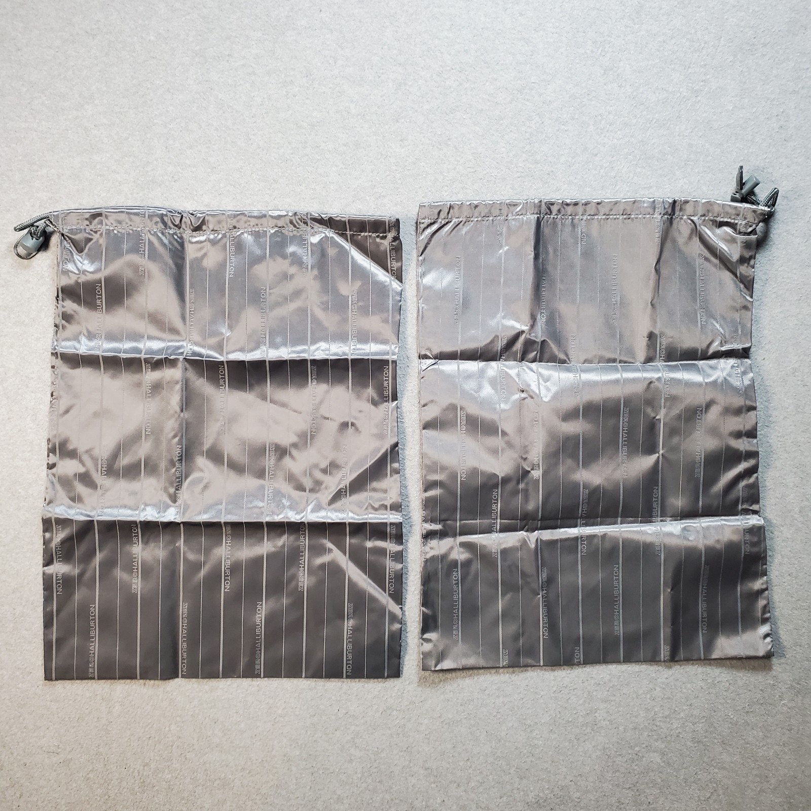 Zero Halliburton Silver Drawstring Dust Cover Bag… - image 5