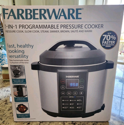 Farberware 6 Quart Programmable Digital Pressure Cooker ~ FREE SHIPPING!