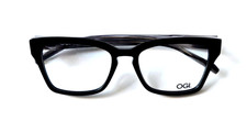 OGI KITTY WAMPUS/BLK MONTATURA OCCHIALI DA VISTA UNISEX AUTENTICI FULL RIM 52-18-142