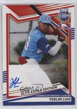 2022 Panini Elite Extra Edition Signatures Yerlin Luis #217 Auto 12cn