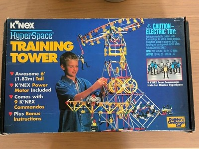 Vintage K'NEX Sealed Hyperspace Training Tower Model Number 63147 Motor 1997 NIB