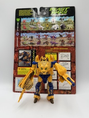 Transformers Beast Wars 1996 Original Vintage Cheetor Green Eyes Complete