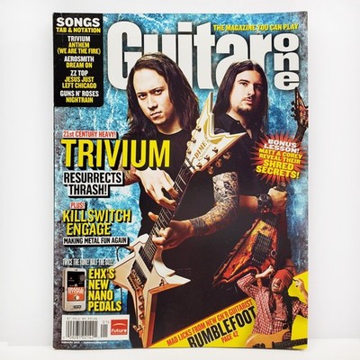 Guitar One Magazine Jan. 2007 Trivium Heafy Killswitch Engage Tab Sheet Music