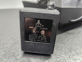 Atari 2600 CX-2600A Wood Grain 4 Switch Console with Cords ~ Good Condition