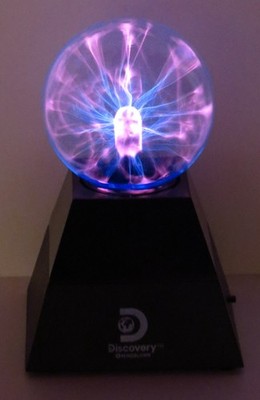Discovery Mindblown Plasma Ball Lamp Light 6'' USB/Battery Power Touch Responsive