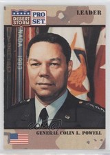 1991 Pro Set Desert Storm Leader Colin Powell General Colin L Powell #88 13w1