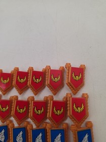 Lot of 32 LEGO Nexo Knights Castle Shields - Great Condition 