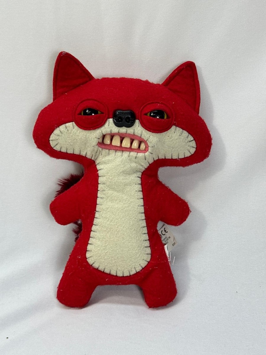 Fuggler SUSPICIOUS RED FOX Plush Funny Ugly Monster with Teeth | eBay