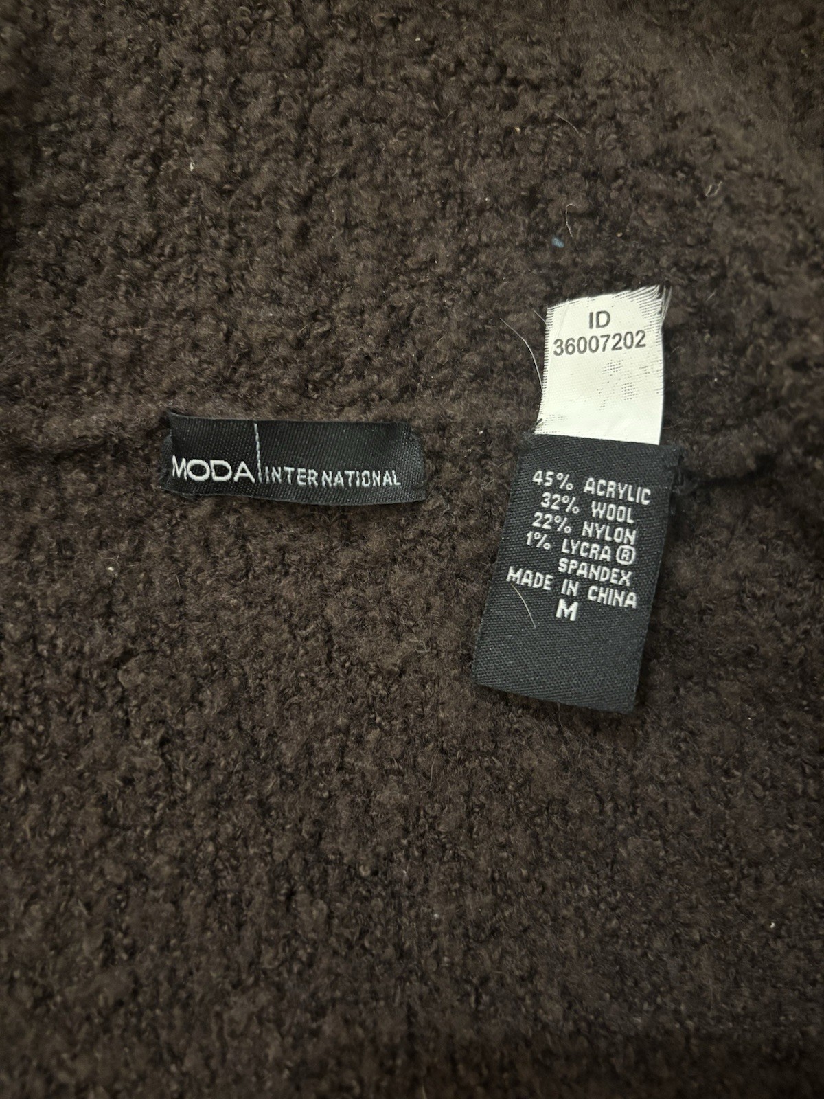 Moda International Brown Button Front Collared Mi… - image 4
