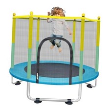Indoor Trampoline for Kids Ages 1-8, 55" Small Outdoor Toddler Trampoline with