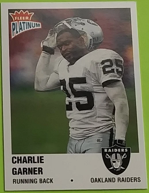 2003 Fleer Platinum #36 Charlie Garner Football Card (Oakland Raiders) - Image 2 of 4