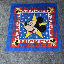 Vintage 80s Walt Disney Mickey Mouse Bandanna Scarf Hav A Hank Made In USA 21  