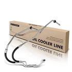 Inlet and Outlet Engine Oil Cooler Line Hose Assembly Compatible with