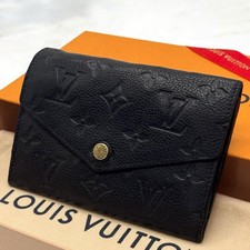 Louis Vuitton Empreinte Curieuse Compact Wallet Noir Black