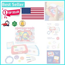Fun Spirograph Art Design Kit for Kids with Washable Markers  Storage Case